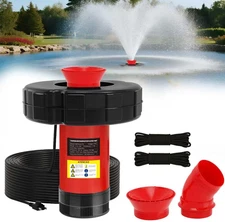 15000 GPH Pond Fountain Aerator, 110V,Floating Pond Fountain Pump with Stainless
