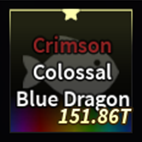 🐟 FISCH | Crimson Colossal Blue Dragon ⚡FASTEST DELIVERY⚡ fish/cs/wrath ...