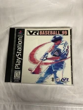 VR Baseball 99 - PS1 - Playstation - Complete w/ Manual  - Check Description