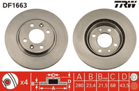 2X Bremsscheibe Vorderachse FüR Saab 900 I Combi Coupe Cabriolet 9000 SchräGheck