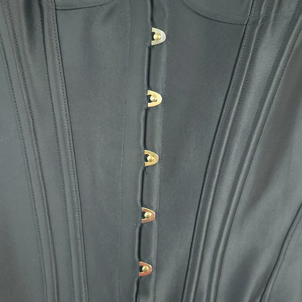 L'Agent by Agent Provocateur Women's Penelope Corset Sz Medium Black & Gold - Image 3 of 4