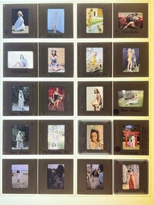 20 Original Headshots 35 MM Kodachrome Slides Amateur Models 1964
