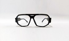 Cazal Eyeglasses Full Black Frame Clear Lens Vintage eyewear