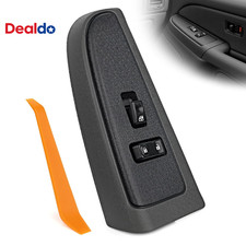 Passenger Side Power Window Switch W/Bezel Compatible with 2003-2007 Chevy Silve