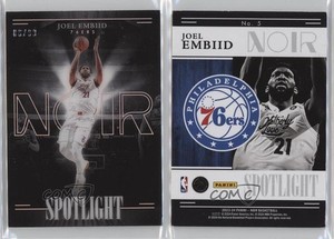 2023-24 Panini Noir Spotlight /99 Joel Embiid #5