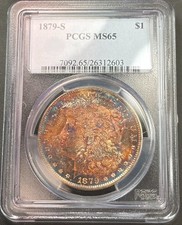 1878 7TF $1 Reverse of 1879, DMPL (Regular Strike) Morgan Dollar