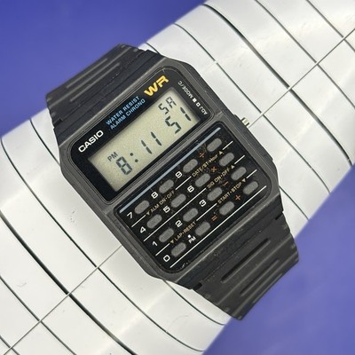 Casio Quartz 3208 CA-53W Calculator Digital Vintage Men s Watch