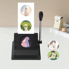 58mm Round Punch Die Cutter, Professional Make Badges Manual Cutter Machine