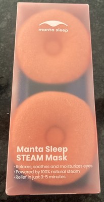 MANTA SLEEP STEAM MASK OPEN BOX (Near Blackout, Natural Steam)