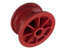 Kunststoff Ersatzfelge für Luftreifen – Rot – 115 mm x 66 mm / Loch 20 mm