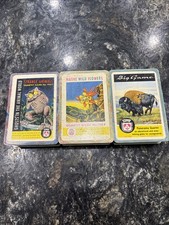 VINTAGE SCHMID GERMAN Lot Of 3 QUARTET CARD GAMES