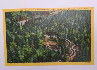 ''Loop-Over'' on Newfound Gap Highway, Great Smoky Mountains Nationals Park - TN