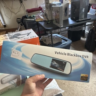 Vehicle Blackbox DVR Rearview Mirror Monitor Full HD 1080p Universal Wired