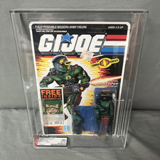 Night Viper AFA GRADED 75  85 80 75 GI Joe 34 Back 1989 Hasbro Figure NEW SEALED