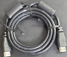 HDMI Standard Male to HDMI Standard Male Cable 1 m Black Ferrite Core 18 AWG