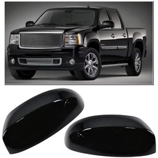 Mirror Covers Caps Compatible with Chevrolet Silverado Tahoe, GMC Sierra Yuko...