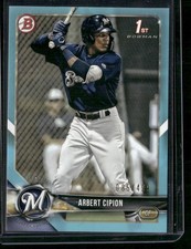 2018 Bowman Draft #BD-19 Arbert Cipion Sky Blue #/499