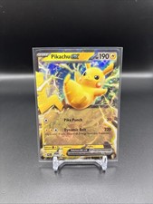 Pokémon TCG Sv02: Paldea Evolved Pikachu EX Doppia Rara Carta Holo 063/193