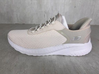 (K173) Skechers Slip-ins: BOBS Sport Squad Chaos Gr. 39,5 Sneaker Damen beige