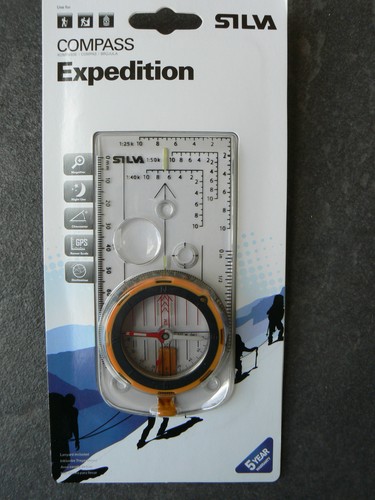 Authozied Silva Sweden Expedition Compass 4 Sighting Hiking 35691-0005 Night Use - Picture 2 of 3