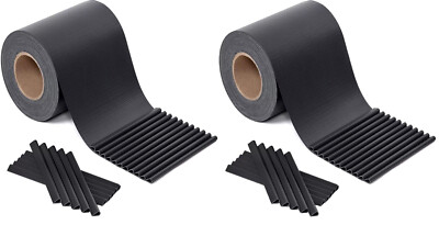2x35m PVC Sichtschutz Streifen Doppelstabmatten Garten Zaun Folie Zaunblende 70m