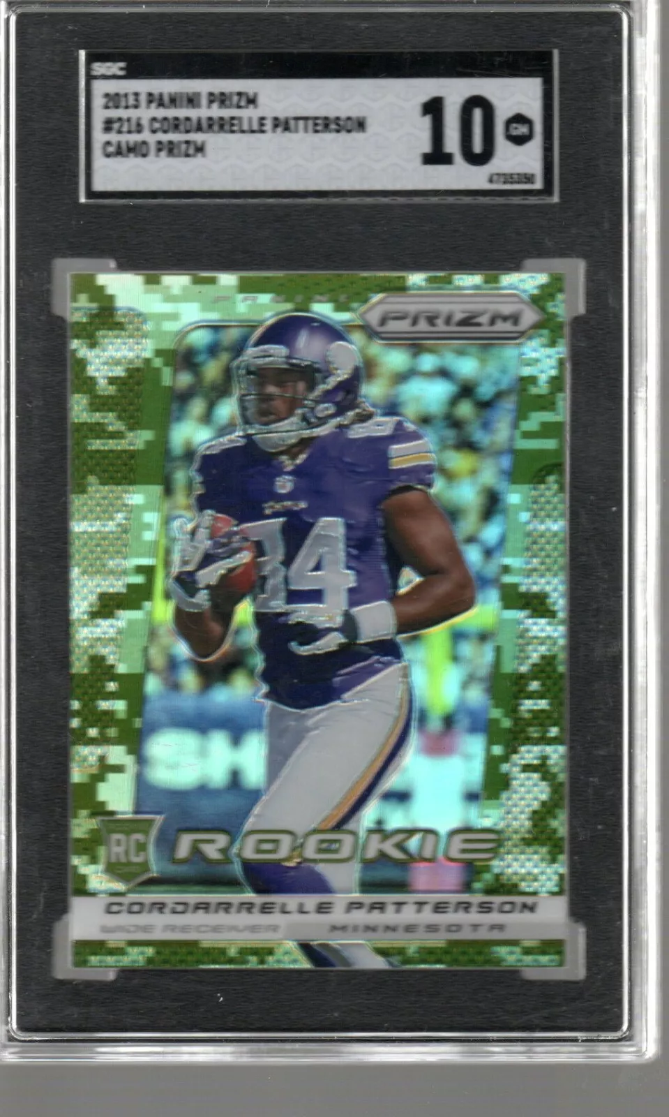 2013 Panini Prizm - #216 Cordarrelle Patterson (RC)