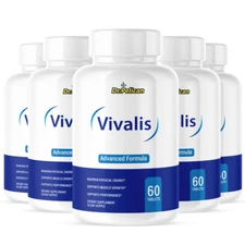 Vivalis- Men's Health & Performance- 5 Bottles- 300 Tablets