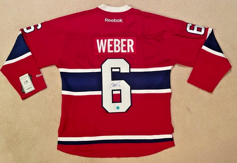 Shea Weber #6 Montreal Canadiens Auto Signed Autographed Jersey