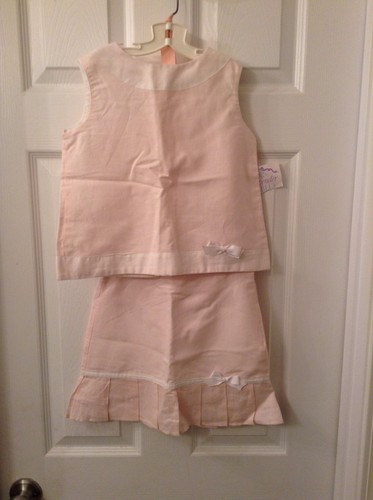 Boutique Azul Lavanda Suave Rosa 2 Piezas Conjunto Falda, Top Niña Talla 5 Nuevo con Etiquetas - Imagen 1 de 10