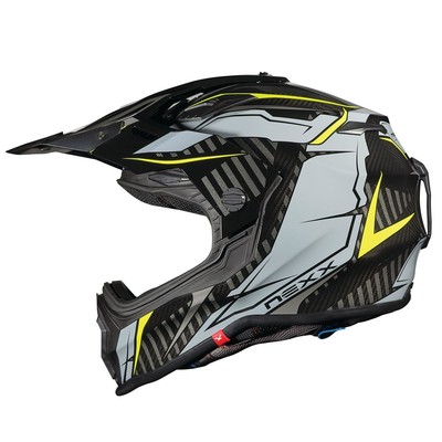 Nexx XWRL Atika Helmet Grey/Yellow Medium