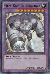 Gem-Knight Zirconia - HA07-EN018 - Super Rare - Unlimited Edition x1 - Near Mint