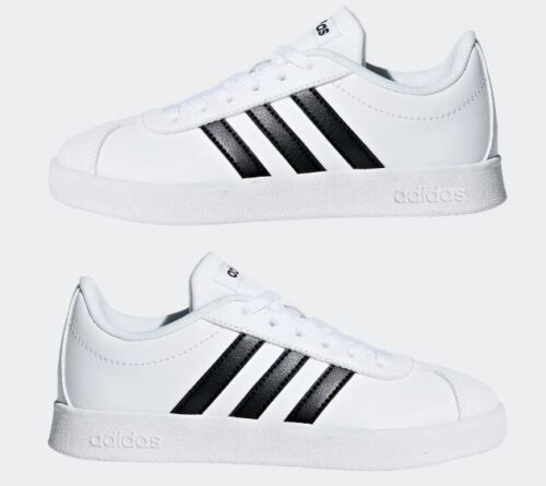Nuevo Adidas Originales Grand VL Court 2.0 K Niños Zapatos talla 10.5k - Imagen 3 de 8