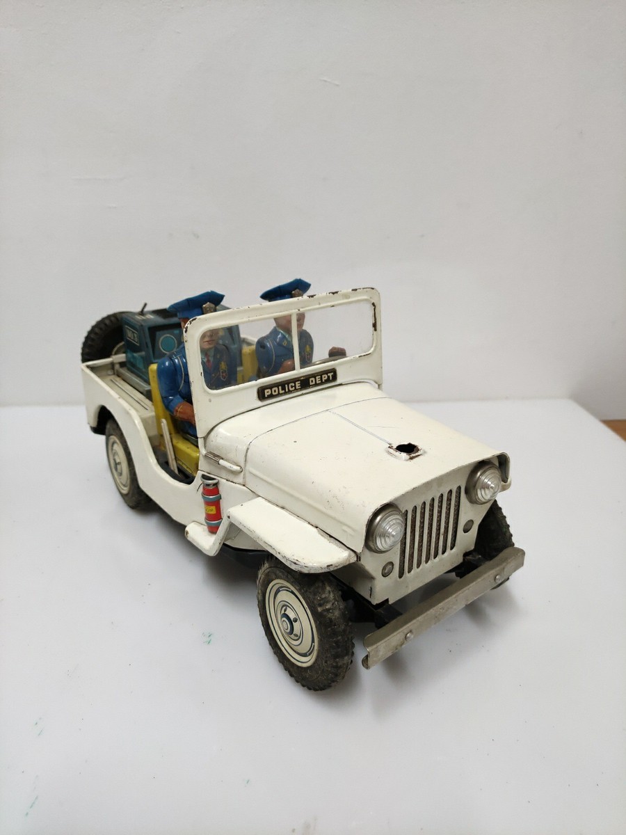 RED CHINA TIN Toy Jeep Friction Jeep EUR 99,00 - FR