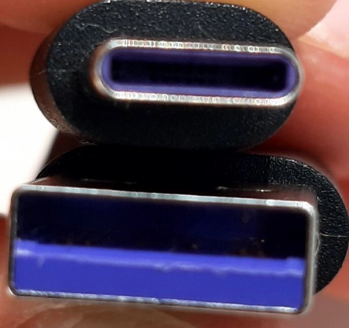 Short Fast Charging Cable – Purple Inside, Quick Data Transfer - Image 2 of 3