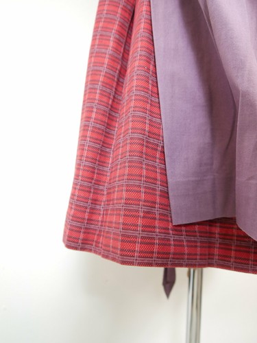 Distler Original Baumwolle rot mit Wienernaht fesches Dirndl mit Schürze Gr.46 - Bild 4 von 8