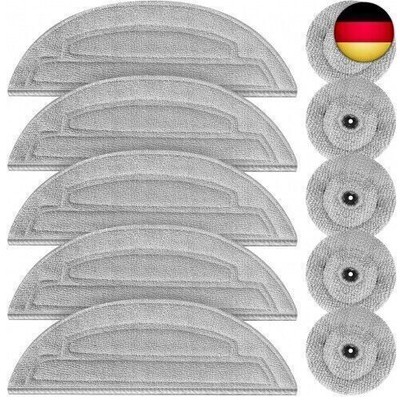 10 Stück Mikrofaser-Wischtücher für Roborock S8 MaxV Ultra / S8 Max Ultra