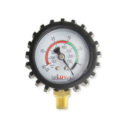 #ad 1 8 Inch NPT Precise Vacuum Gauge with Protective Cover LeLuv MAXI ULTIMA Pumps $19.99
