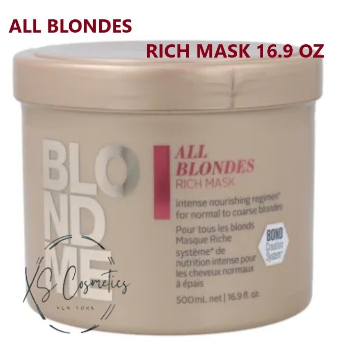 Интенсивная питательная маска Schwarzkopf BlondMe для всех блондинок, 16,9 унции