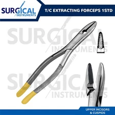 T/C Extracting Forceps #1STD Dental Surgical Instrument German Grade