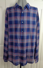 Vince Plaid Button-up Shirt Mens 2XL 100 Cotton Lg Sleeve MSP 112 Buffalo Check