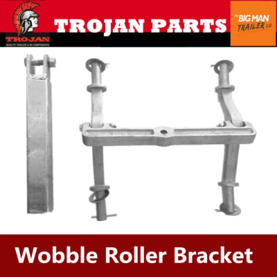 Trojan Boat Trailer Wobble Roller Support Bracket Clamp Quad Rollers ...