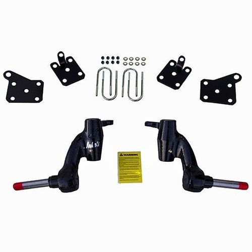 E Z GO Golf Cart 3" Jake's Spindle Lift Kit 2014-2021.5 RXV ELECTRIC USA MADE