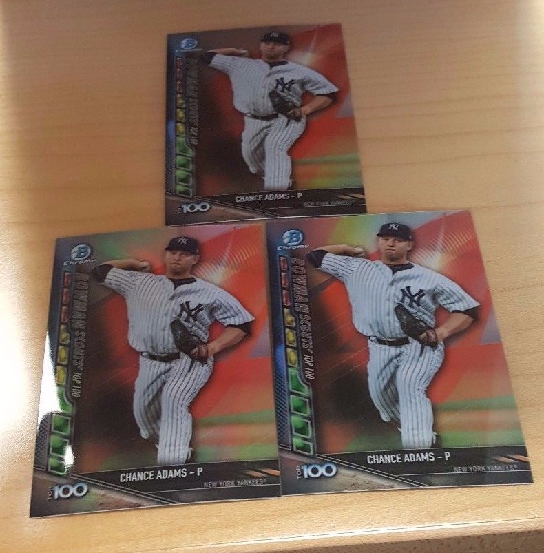 много карт 2017 Bowman Chrome Chance