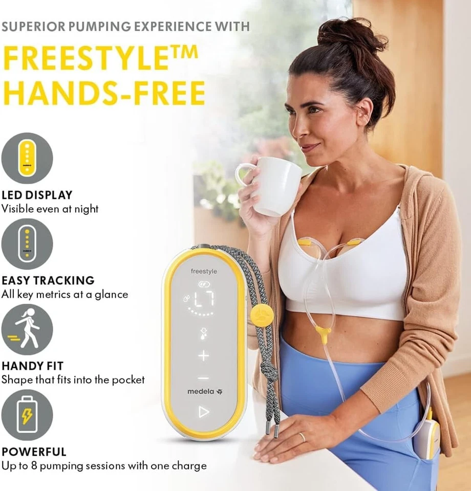 Medela Freestyle Hands-Free Double Electric Breast Pump With App Connectivity - image 4 of 4
