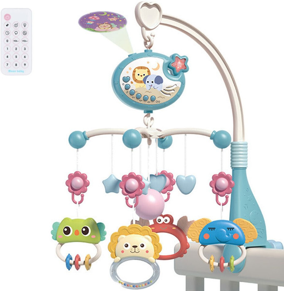 Kadii Mobile Babybett Krippe Kinderbett Geschenk Baby Spielzeug für 0-24 Monate