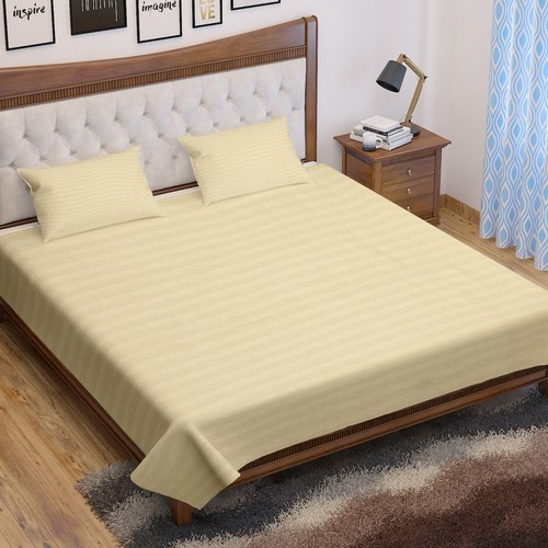 25cm Deep Egyptian Stripe Fitted Sheet Single Double King Super King Size Sheets - Picture 47 of 88