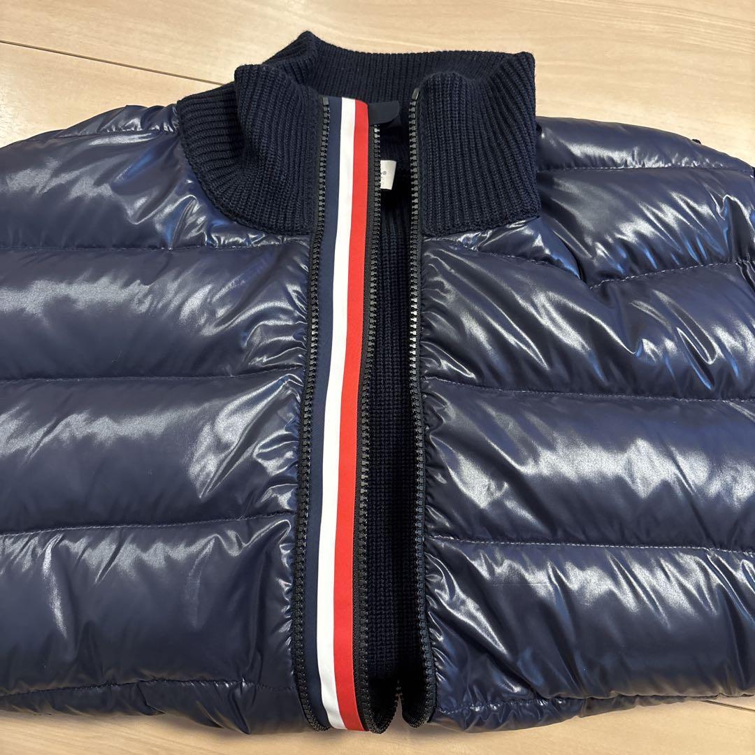 Moncler Maglione Tricot Down Cardigan Knit Jacket L Navy QR Moncler Maglione Tricot Down Cardigan Knit Jacket L Navy QR