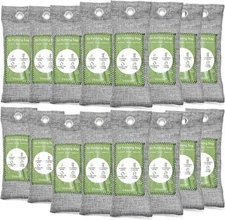 16 Pack Bamboo Charcoal Air Purifying Bag Activated Charcoal Bags Odor Absorb...