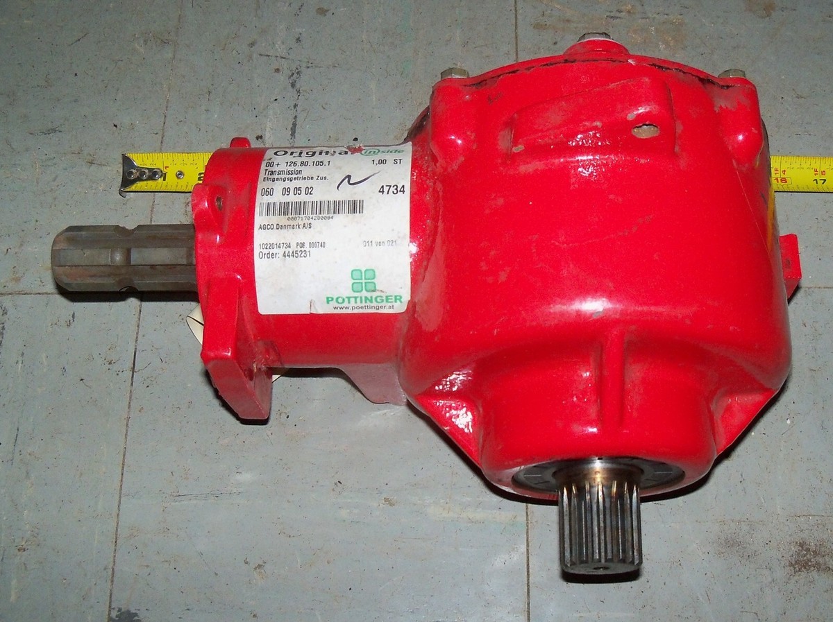 New Pottinger Gear Box Case Transmission, 126.80.105.1, AGCO