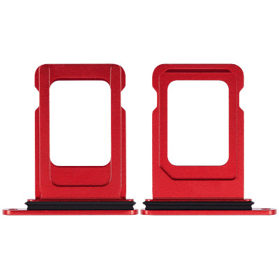 Replacement Single Sim Card Tray For iPhone 14 / 14 Plus (Red)